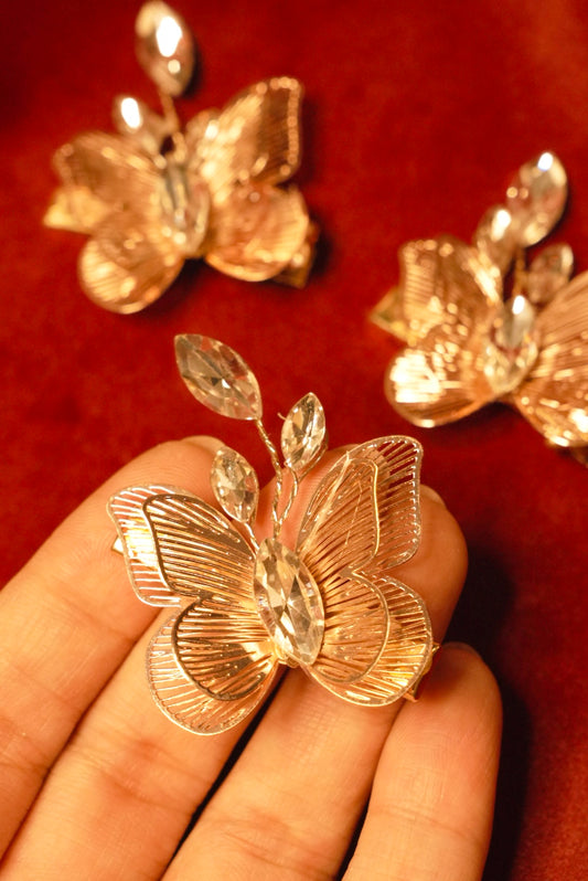 High Quality Butterfly Clips ( Set of 3 )