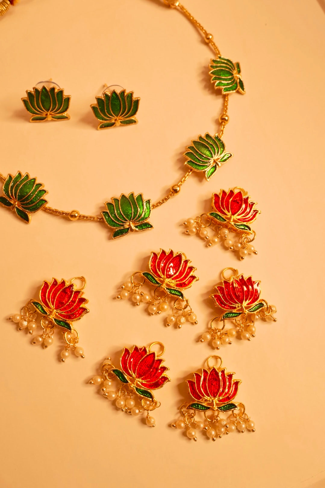 Green & Red Lotus Combo