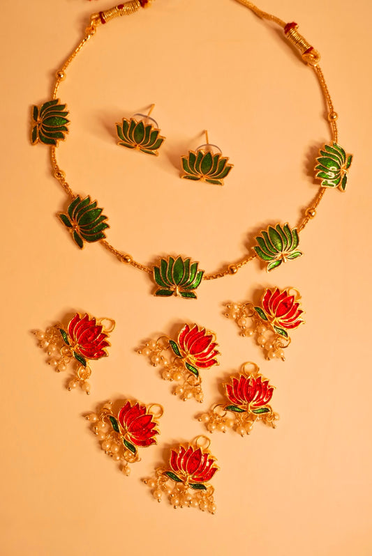 Green & Red Lotus Combo