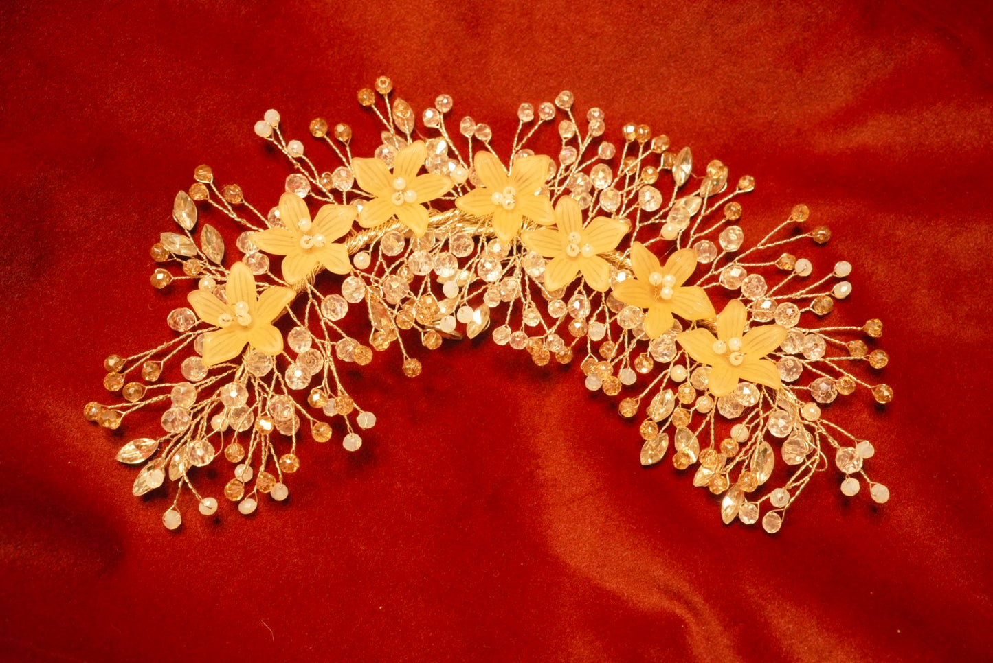 High Quality Yellow Hair Accessory