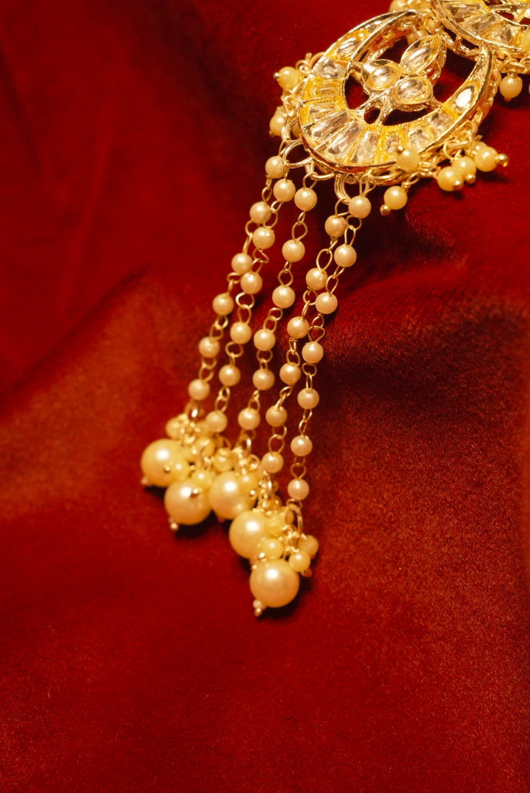 Diya Baali Kundan Guth/Braid Accessory