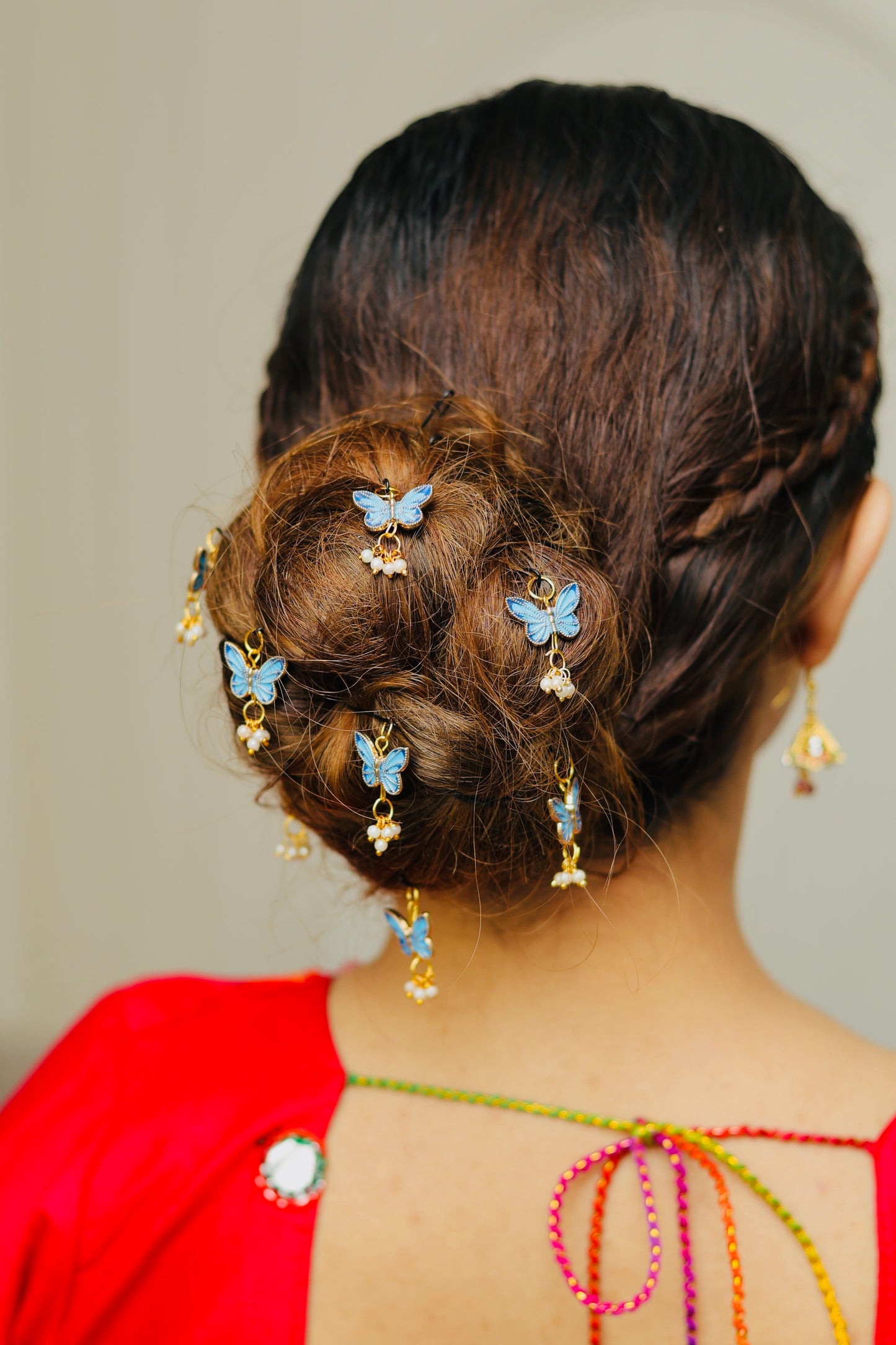 Blue Pearly Butterflies 🦋 ( Pack of 8 )
