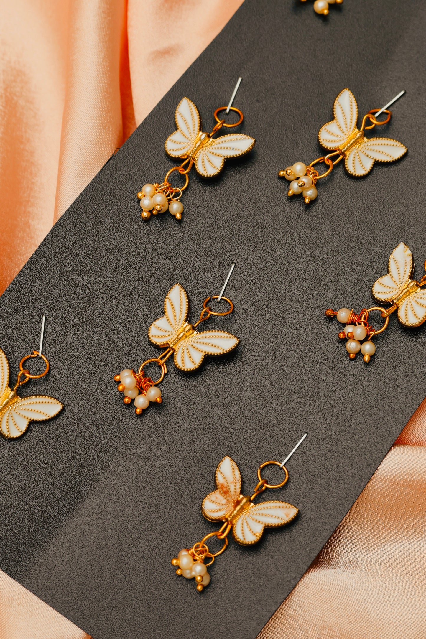 White Pearly Butterflies 🦋 ( Pack of 8 )