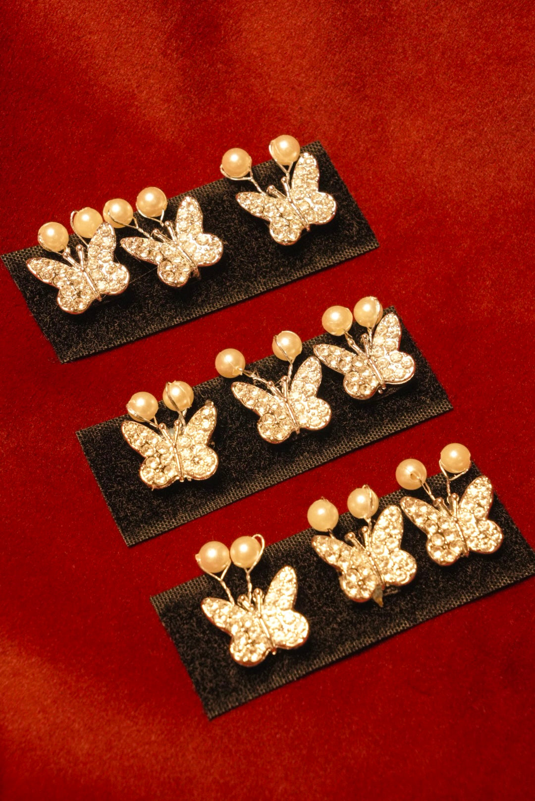 Stones Velcro Butterflies ( Set of 9 )