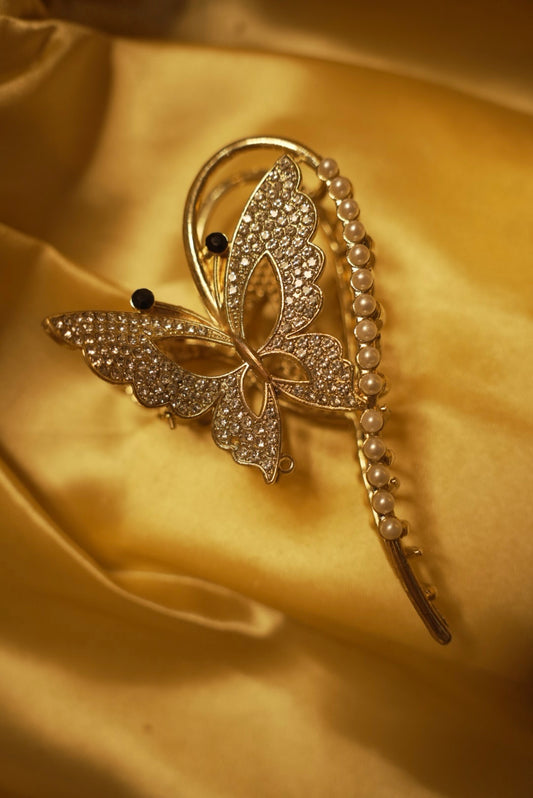 Stones Butterfly Claw Clip