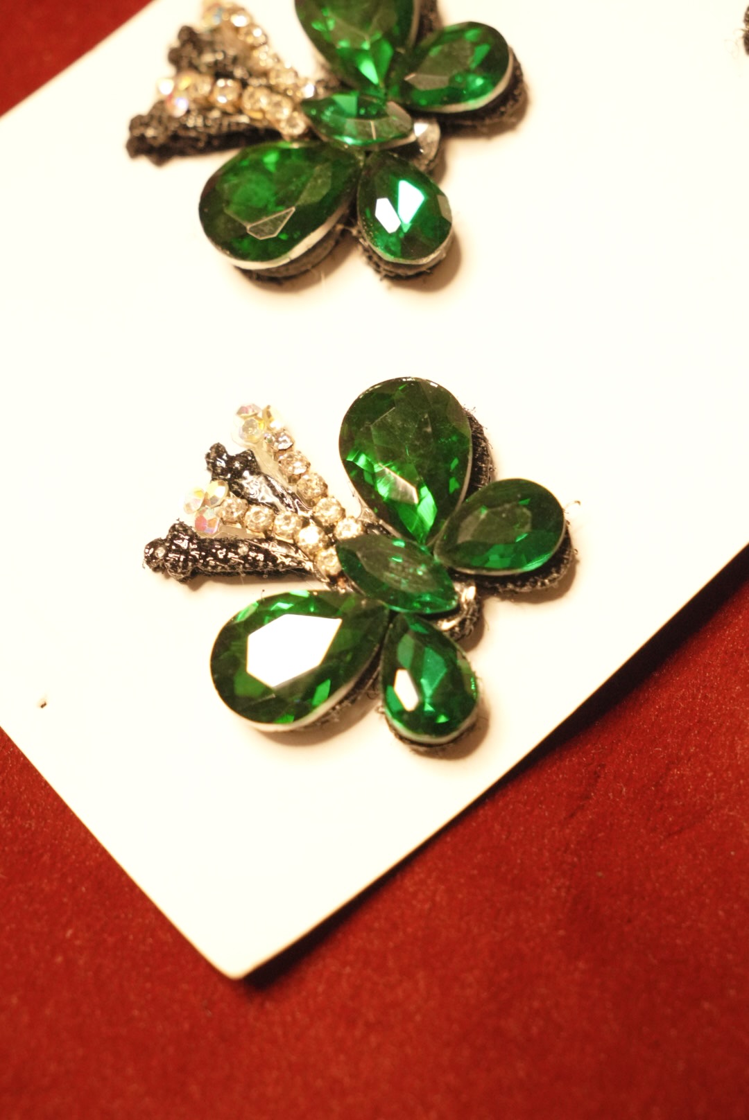 Green Crystal Butterflies
