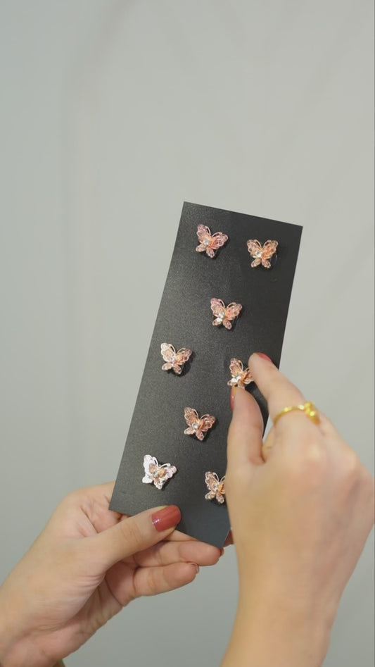 Copper Velcro Butterflies