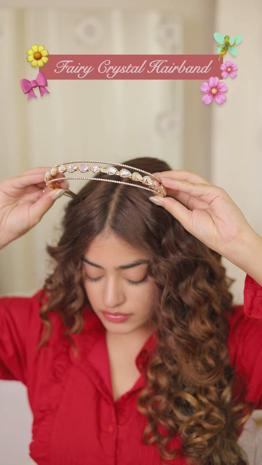 Rainbow Fairy Crystals Hairband